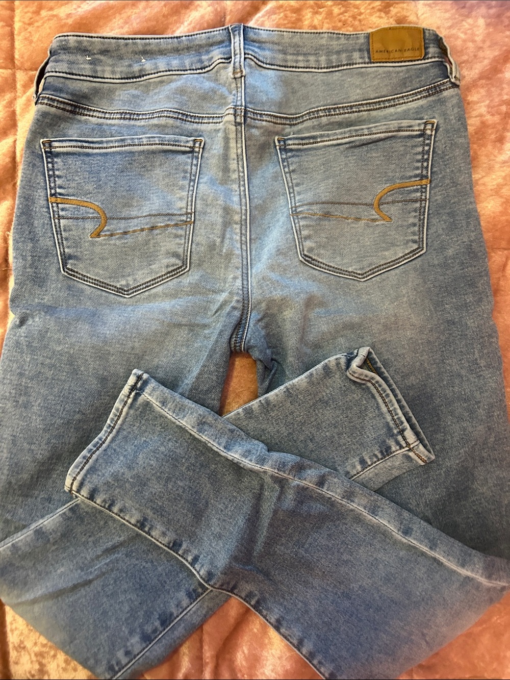 American Eagle Outfitters Light Wash Skinny Jeans